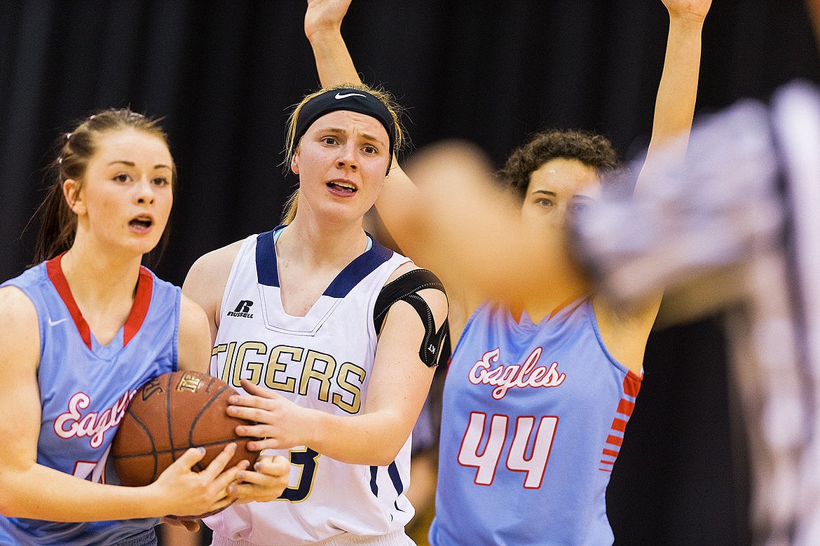 &lt;p&gt;SHAWN GUST/Press Timberlake&#146;s Keelie Lawler awaits the call from the referee after committing a foul in the third quarter.&lt;/p&gt;