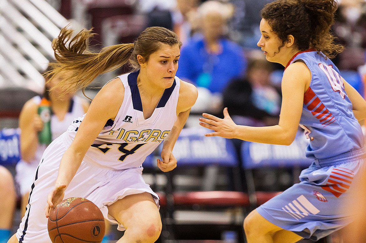 &lt;p&gt;SHAWN GUST/Press Timberlake&#146;s Anna Gardom dribbles up the court during the state 3A girls basketball championship game.&lt;/p&gt;