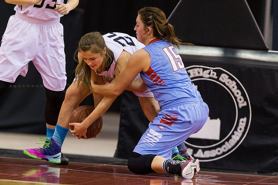 &lt;p&gt;SHAWN GUST/Press Timberlake&#146;s Anna Gardom scrambles for the ball with Marsh Valley&#146;s Paige Vorwaller in the second quarter.&lt;/p&gt;