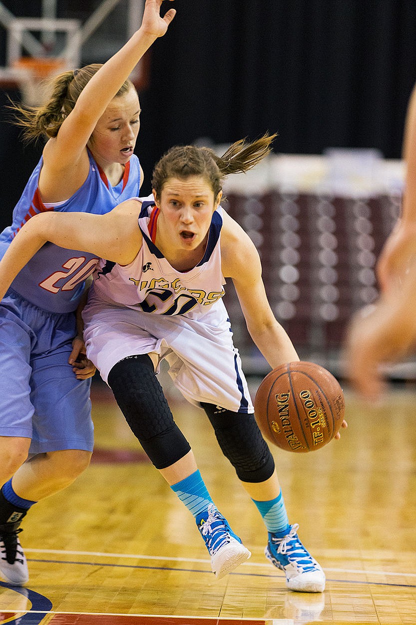 &lt;p&gt;SHAWN GUST/Press Timberlake High&#146;s Allison Kirby drives past Marsh Valley High&#146;s Hope Dunn during the second quarter.&lt;/p&gt;