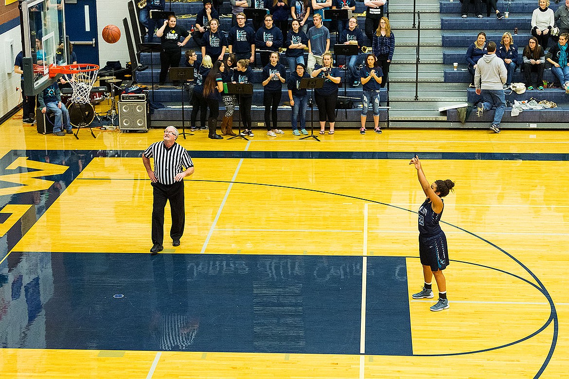 &lt;p&gt;SHAWN GUST/Press Lake City High School&#146;s Whitney Meier shoots and makes one of six consecutive free throws after a foul and pair of technical fouls on the Hillcrest team during the fourth quarter of the consolation championship game of the state 5A girls basketball tournament Saturday at Skyview High School in Nampa.&lt;/p&gt;