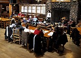 Dirt Bags meet at bowling alley, Bag-ettes meet at Flathead Lake Lodge