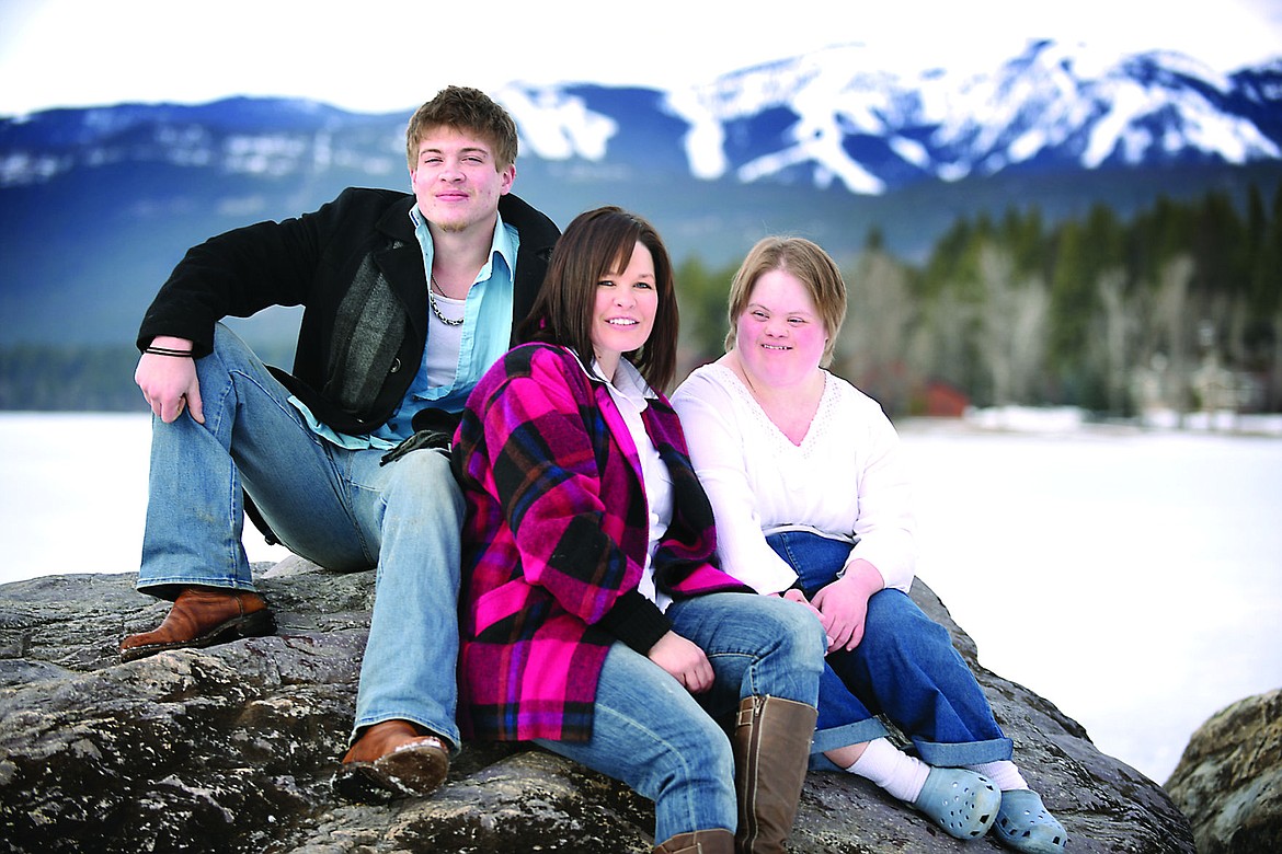 &lt;p&gt;Corinne Bludworth, the American Mothers Mother of the Year for Montana, with her children Brandon, 20, and Jordan 25, at City Beach in Whitefish on Feb. 18. As a state Mother of the Year, Bludworth is in the running for the national title which will be awarded at a conference in Washington D.C. in April.&lt;/p&gt;