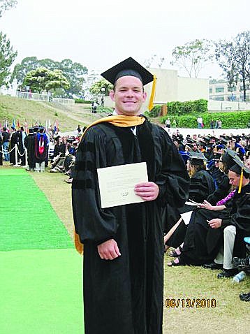 &lt;p&gt;Shane Todd is pictured in 2010 as he graduates from the University of California-Santa Barbara, where he earned his Ph.D. His area of study was researching silicon-based transmission lines.&lt;/p&gt;