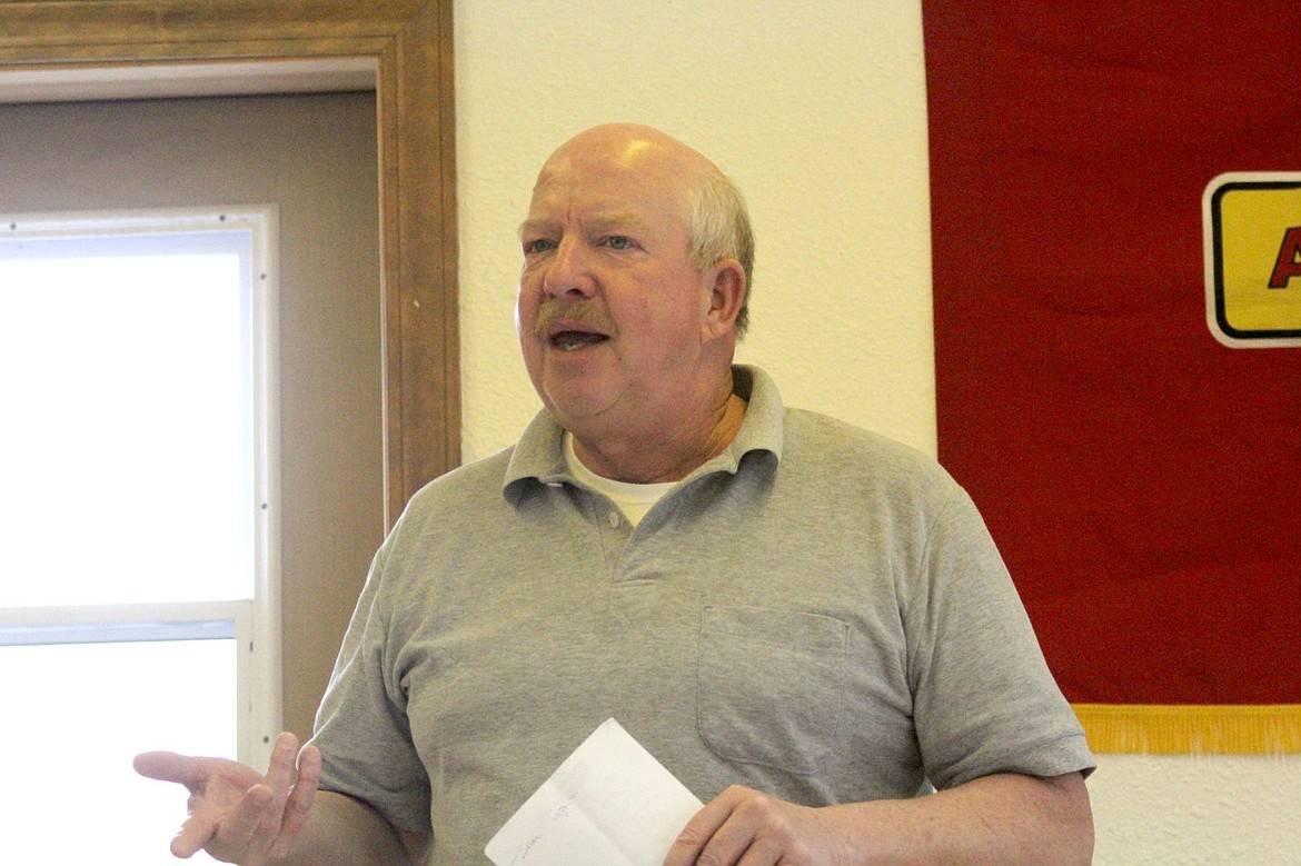 &lt;p&gt;&lt;strong&gt;Thompson Falls Mayor Mark Sheets presents an update to the Chamber of Commerce at their February meeting.&lt;/strong&gt;&lt;/p&gt;