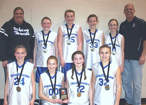 &lt;p&gt;The Coeur d&#146;Alene Hoopshooters sixth-grade girls basketball team recently completed play in the Spokane AAU league, finishing fourth in the 16-team league. The Hoopshooters finished third in the Eastmont Winter Classic Feb. 20-21 in Wenatchee, Wash. In the front row from left are Emily Callahan, Alanna Osmanski, Mariah Montee and Jane Wilkey; and back row from left, coach Laura Taylor, Kristen Cavalin, Jackie Jensen, Maysun Wellsandt, Camryn Wendlandt and coach Mike Callahan.&lt;/p&gt;