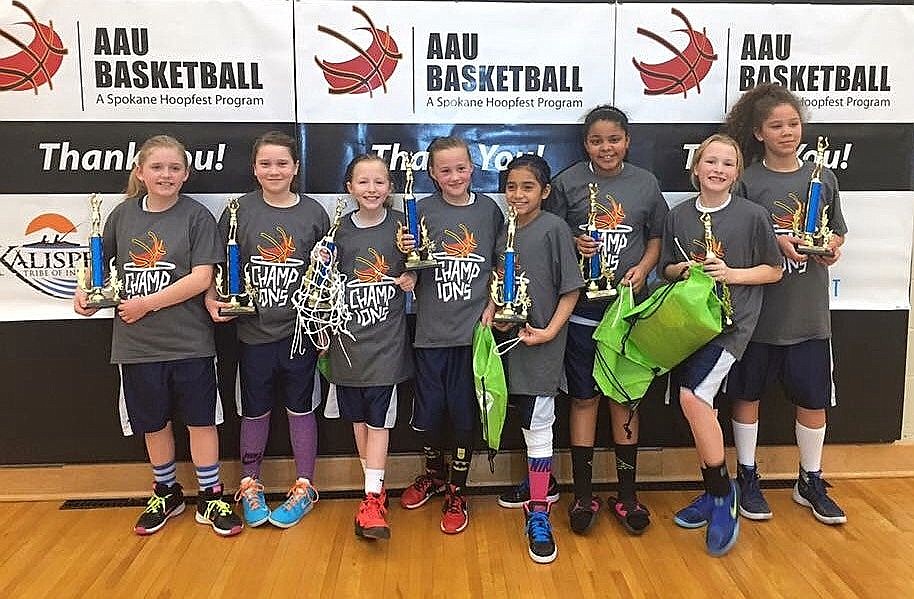 &lt;div style=&quot;font-weight: normal; margin-top: 5px; margin-bottom: 5px; margin-left: 5px;&quot;&gt;&lt;div&gt;Courtesy photo&lt;br /&gt;The Post Falls Elite fourth-grade girls basketball team won the Spokane AAU championship. From left are Joely Gardiner, Sienna Fortune, Brooklynn Brennan, Katie Berg, Journey Hinz, KaLiah Frazey, Jenna Chase, and Kursten McKellips. Not pictured is Makensy Shapiro.&lt;/div&gt;&lt;/div&gt;