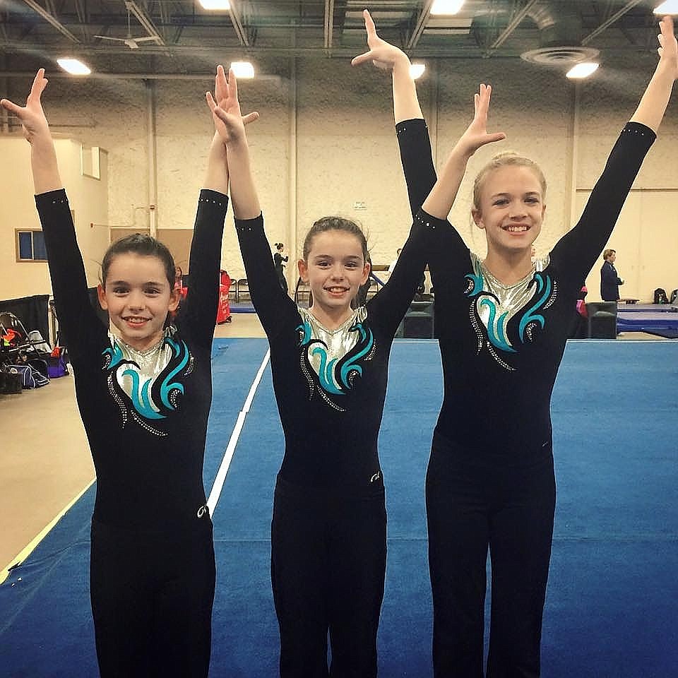 &lt;p&gt;Courtesy photo&lt;/p&gt;&lt;p&gt;Technique Gymnastics Level 7 Optionals members who competed at the Queen of Hearts meet Feb. 20 in Boise are, from left, Abby Madsen, Amy Madsen and Cailtin Scarola.&lt;/p&gt;