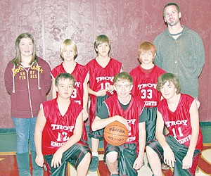 &lt;p&gt;Coaches and players from the Troy Middle School basketball team. Boys seventh-grade team.&lt;/p&gt;
