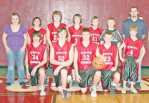 &lt;p&gt;Coaches and players from the Troy Middle School basketball team. Boys eighth- grade team.&lt;/p&gt;