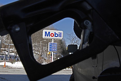 &lt;p&gt;Gas prices are seen on Wednesday in Montpelier, Vt. Gasoline prices jumped 8.2 cents per gallon in the last month, and $1.28 per gallon in the last year. The national average for a gallon of regular on Wednesday added another 2.3 cents at $3.194, according to AAA, Wright Express and Oil Price Information Service.&lt;/p&gt;