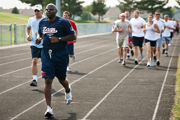 &lt;p&gt;Winston Brooks leads a group of cadets during a series of agility tests as part of Coeur d'Alene Police Department tryouts on July 20, 2009. Brooks is currently employed with the department while undergoing field training.&lt;/p&gt;