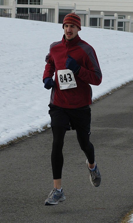 &lt;p&gt;Garrett Zohner of Coeur d'Alene is on his way to winning the 3-mile Leprechaun Scurry on Sunday.&lt;/p&gt;