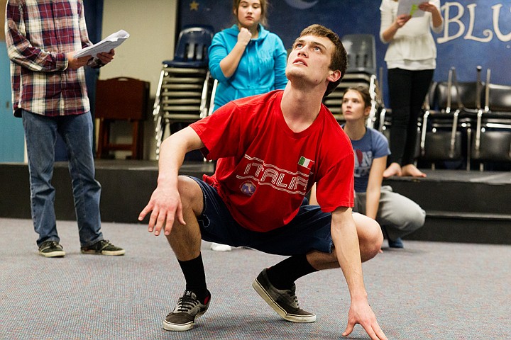 &lt;p&gt;SHAWN GUST/Press Easton Townsend plays the part of Pu'Lao Thursday during a rehearsal of the Troupe de Wolfe's production of &quot;Nine Dragons&quot; in Coeur d'Alene. The show opens Thursday, February 21.&lt;/p&gt;