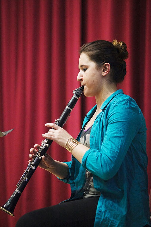 &lt;p&gt;Glacier High School senior Dani Crandell performs a Poulenc clarinet sonata Monday night during An Evening of Fine Arts. (Patrick Cote/Daily Inter Lake)&lt;/p&gt;