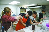 Student art classes benefit food bank