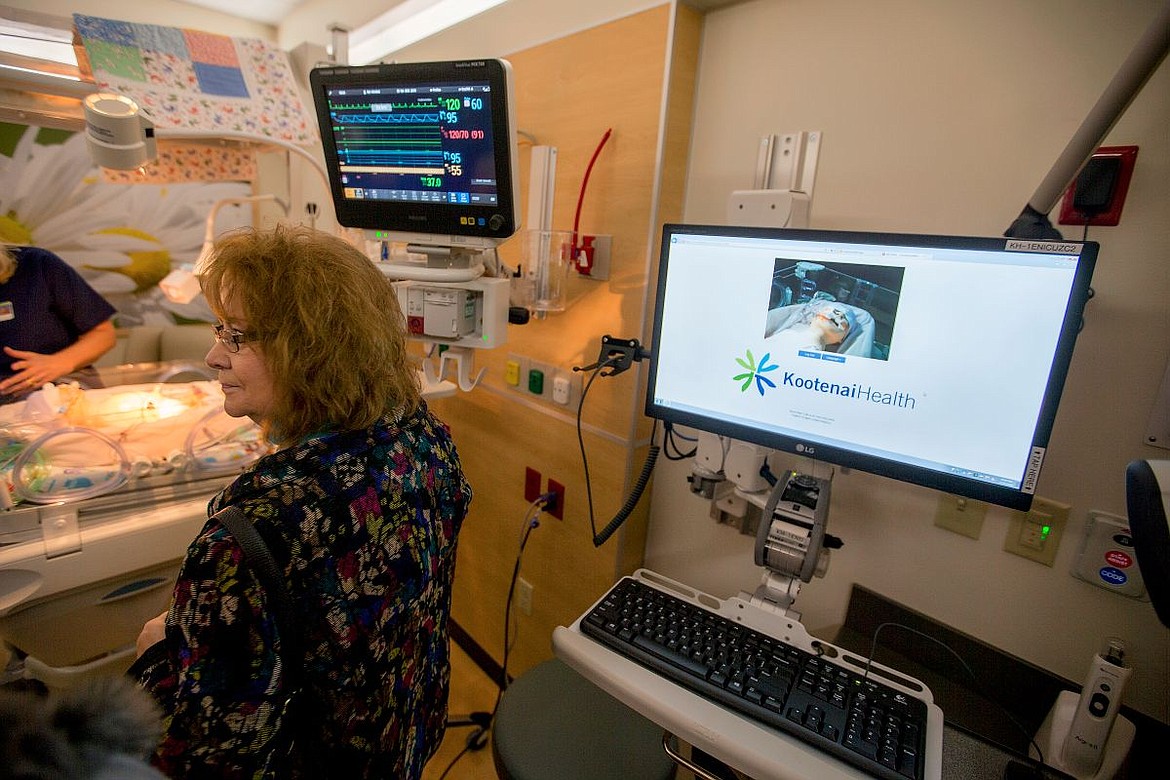 &lt;p&gt;In every incubator in the new neonatal intensive care unit at Kootenai Health, a camera, called Nicview, allows family members in any part of the world to live stream their young loved one while the baby is being treated. The screen on the right is live streaming a baby doll in an incubator in the Kootenai Health neonatal intensive care unit on Thursday at the grand opening of the new Kootenai Health expansion.&lt;/p&gt;