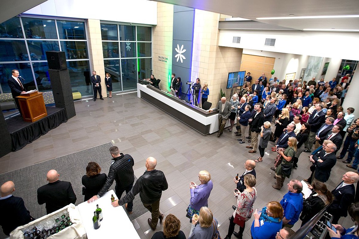 &lt;p&gt;More than 300 listen to Kooetnai Health CEO Jon Ness, left, speak on Thursday about the work that went into building the new expansion for the hospital and features it offers. The new expansion will be open on March 15th.&lt;/p&gt;