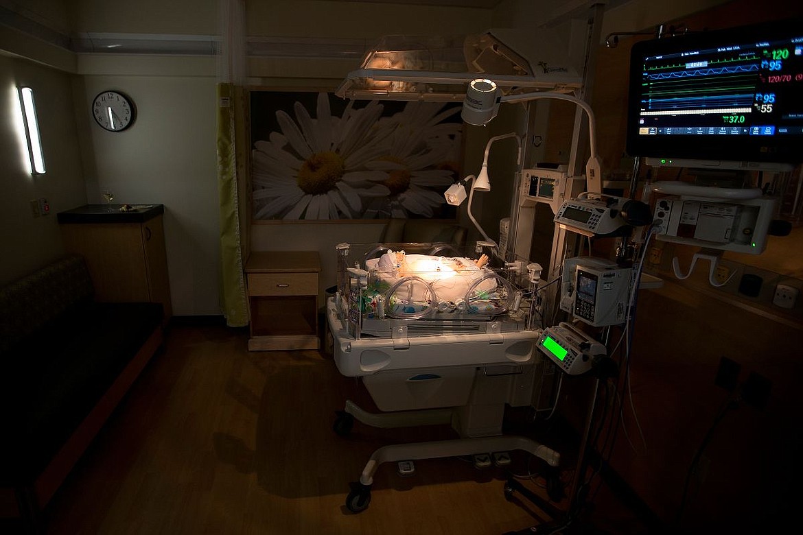 &lt;p&gt;A baby doll rests in an incubator on Thursday in the new neonatal intensive care unit at Kootenai Health. Fourteen babies can be looked after in the new expansion, and are monitored with highly advanced technological systems.&lt;/p&gt;