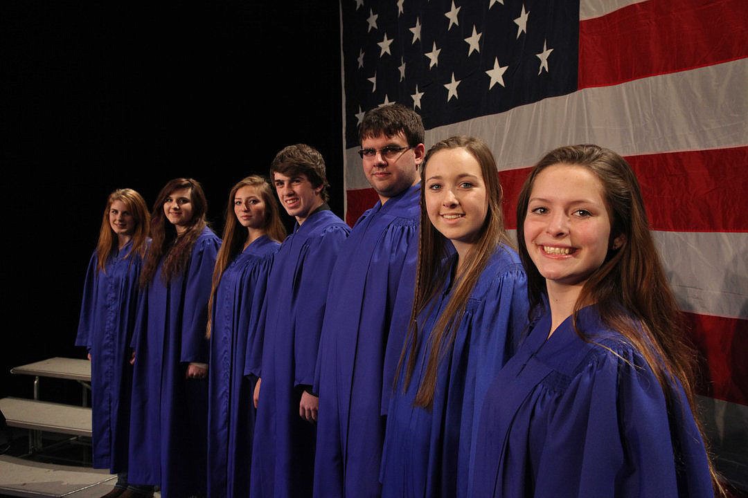 &lt;p&gt;&lt;strong&gt;The Bigfork High&lt;/strong&gt; School choir was recently recorded singing &#147;The Star Spangled Banner&#148; for a PBS program titled &#147;Celebrate America Across Montana &#151; Tim Janis with State School Choirs.&#148; Pictured from right are Jaimee Tull, Danyell Guillot, Madison Gardner, Isaiah Stewart, McCoy Chabot, Melissa Maitland and Destinee Marie Butterfield. The program airs at 7 p.m. March 7 and April 14 on Montana PBS television stations. The show also will stream online at www.montanapbs.org/live. (Photo by Aaron Pruitt/PBS)&lt;/p&gt;