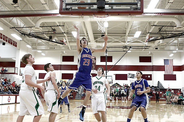 <p>Superior Bobcat Junior Clint Voll was an instrumental part of the Bobcats valiant second half comeback attempt in the semifinals against Ennis on Friday. Voll put up 14-points in the game.</p>