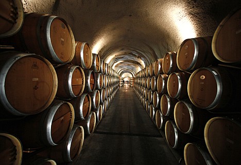 &lt;p&gt;In this photo taken Feb. 2, wine barrels are shown inside the cave at Justin's Vineyards and Winery in Paso Robles, Calif.&lt;/p&gt;