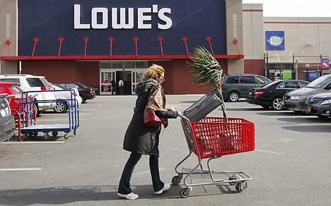 &lt;p&gt;In this Feb 21, 2012, a customer shops at Lowe's, in New York. Lowe's Cos. said Mondauy, Feb. 27. 2012, its fourth-quarter net income rose 13 percent on an 11 percent rises in revenue as it benefited from an extra week in the period. (AP Photo/Mark Lennihan)&lt;/p&gt;