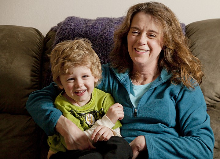 &lt;p&gt;Mary McRae with her son Henry, 4, at her home in Kalispell last week.&lt;/p&gt;