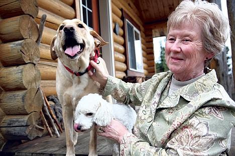 Susan Church Moore has turned a photo journal she kept to document her transition from Philadelphia to North Idaho into a book, &#147;Hiberden: A North Idaho Adventure.&#148; (Photo by RALPH BARTHOLDT)