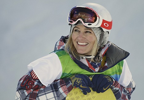 &lt;p&gt;Gretchen Bleiler of the USA smiles as she compete in the women's snowboard halfpipe at the Vancouver 2010 Olympics in Vancouver, British Columbia, Thursday, Feb. 18, 2010. (AP Photo/Marcio Sanchez)&lt;/p&gt;