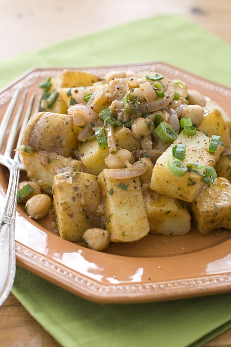 &lt;p&gt;This image taken Feb. 13, 2012 in Concord, N.H. shows a dish of red curry potatoes and chickpeas, a great from-scratch recipe you can have on the table in under 30 minutes. (AP Photo/Matthew Mead)&lt;/p&gt;