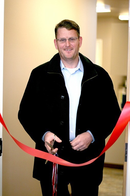 &lt;p&gt;Grant Lincoln cuts the red ribbon, officially opening the Jack Lincoln Memorial Clinic in St. Regis.&lt;/p&gt;