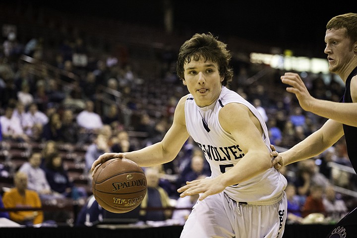 &lt;p&gt;SHAWN GUST/Press Justin Pratt drives toward the baseline against Rocky Mountain High School during the state 5A boys basketball tournament at the Idaho Center in Nampa.&lt;/p&gt;