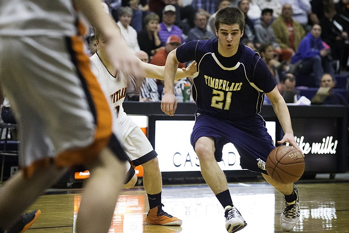 &lt;p&gt;SHAWN GUST/Press Timberlake's Keegan Scott drives to the basket against Fruitland during the state 3A boys basketball tournament in Meridian.&lt;/p&gt;