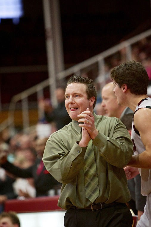 &lt;p&gt;JEROME A. POLLOS/Press Jared Phay, head coach of North Idaho College's mens basketball team, applauds his teams comeback efforts in the second half.&lt;/p&gt;