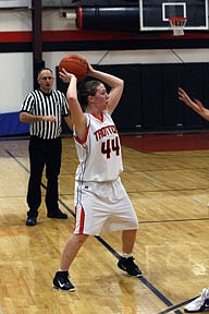 Junior Ashley Thompson controls the ball for the Trotters during a game earlier this season.