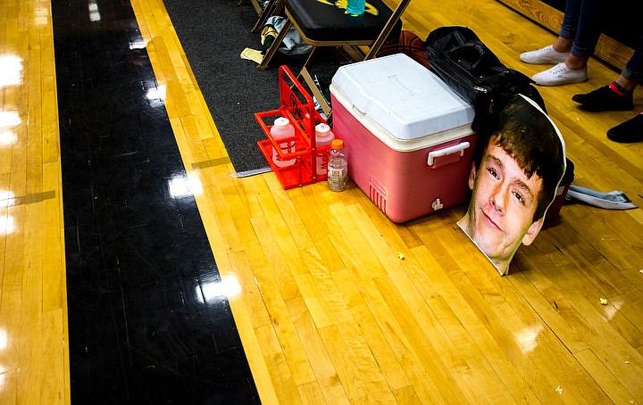 &lt;p&gt;A cut-out of the head of a St. Maries player is seen on the sideline on Thursday, March 3, 2016 in the first 2A state game against Soda Springs at Capital High School in Boise, Idaho. The Lumberjacks defeated the Cardinals 45-42.&lt;/p&gt;