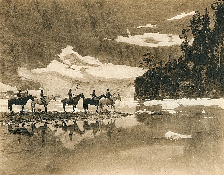 &lt;p&gt;Blackfeet Indians at Iceberg Lake in Glacier National Park. Photo courtesy of Kramer Gallery Inc.&lt;/p&gt;