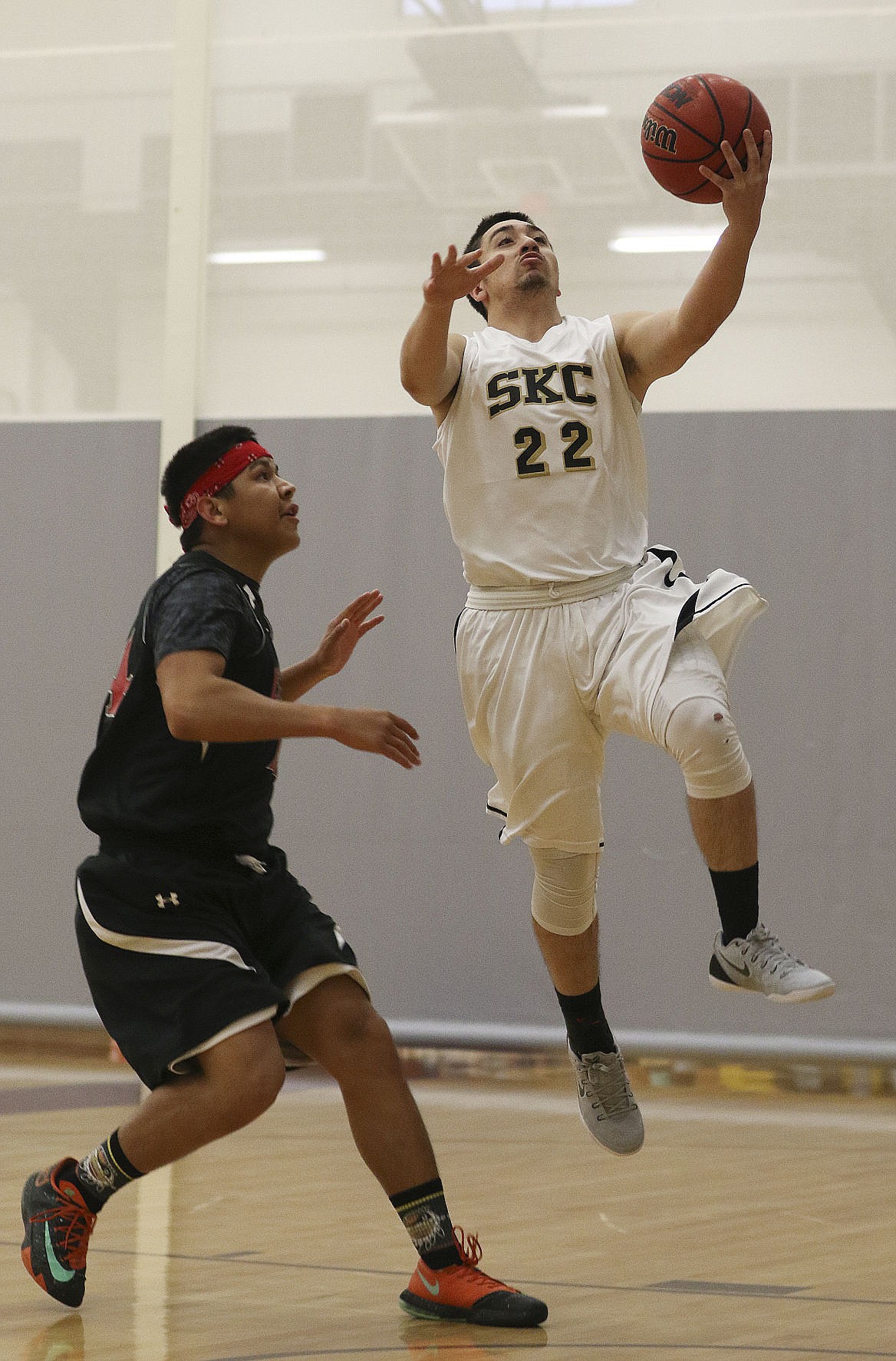 &lt;p&gt;SKC&#146;s Bradley Fryberg goes for a layup during their first round game in Pablo last weekend.&lt;/p&gt;