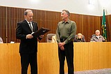 Chief Mitchell honored by city council