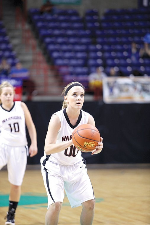 An ACH player settles in to shoot a free throw Thursday.