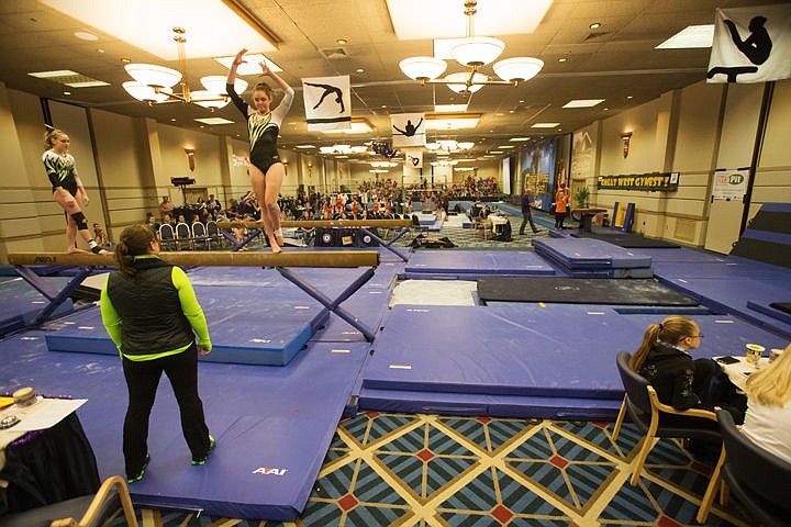 &lt;p&gt;The Great West Gymfest hosts athletes from 11 states and also Canada. These talented young athletes compete in the balance beam, floor exercise, vault, and uneven bars.&lt;/p&gt;