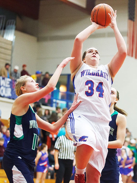 &lt;p&gt;Haley Belgarde (34) puts up a shot Thursday night during Glacier's victory over Columbia Falls. Thursday, Jan. 10, 2013 in Columbia Falls, Montana. (Patrick Cote/Daily Inter Lake)&lt;/p&gt;