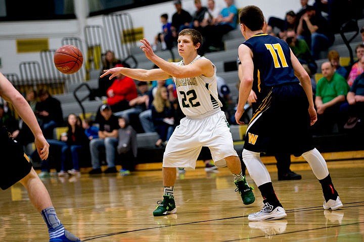 &lt;p&gt;St. Maries guard Dakota Wilson gets a pass off as Wendell point guard Bryce John watches at the 2A state third place game on Saturday at Capital High School in Boise, Idaho. St. Maries fell to Wendell, 71-62. PURCHASE PHOTO: www.cdapress.com/photos&lt;/p&gt;