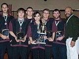 Bowling team finishes third