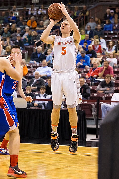 &lt;p&gt;Post Falls&#146; Max McCullough puts up a second quarter jump shot against Nampa.&lt;/p&gt;