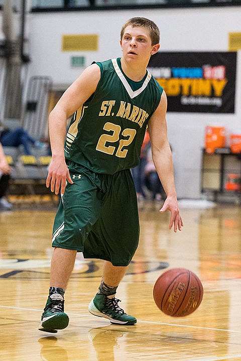 &lt;p&gt;St. Maries&#146; Dakota Wilson dribbles up the court during the first round of state 2A basketball action.&lt;/p&gt;