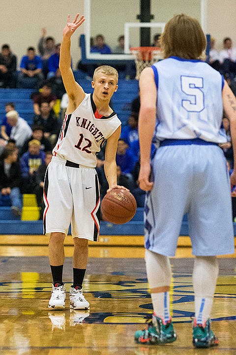 &lt;p&gt;Lakeside&#146;s Hunter Kolar calls out the play in the first half Thursday in Caldwell.&lt;/p&gt;