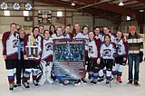 Girls hockey team brings home trophy