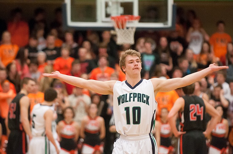 &lt;p&gt;Glacier senior guard Evan Epperly (10) pumps up the cround Friday night during the second half of Glacier's victory over Flathead at Glacier High School. March 7, 2014 in Kalispell, Montana. (Patrick Cote/Daily Inter Lake)&lt;/p&gt;